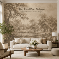 Papier peint mural moderne personnalisé imperméable, paysage vintage pour salon, chambre, bureau, décoration de la maison, installation facile