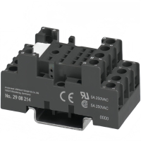 En stock – Base de relais Phoenix Contact 2907521 ECOR-2-BSC2-RT/2X21 2PDT 8 broches à bornes à vis pour rail DIN – Original