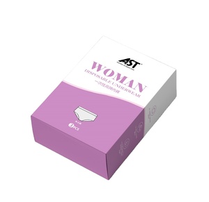 Ropa Interior Desechable de Maternidad Diaria, de Algodón Suave, Transpirable, Blanca, de Corte Alto, con Estampado, de Alta Calidad, al por Mayor - Product Image 2