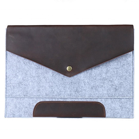 Mini sac à documents A4 en feutre, papeterie de bureau en feutre, porte-documents, pochette souple