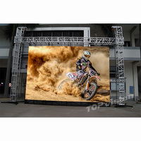 Écran LED de location haute fréquence de rafraîchissement 7680 Hz P3.91, panneau mural vidéo LED modulaire 500 x 1000 pour fond de scène, mariages, événements religieux