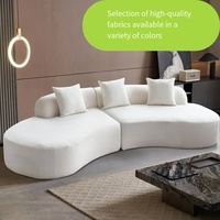 China Factory White Modernes komprimiertes Sofa Modulares Kompression ssofa in S-Form Vakuum-Kompression sofa