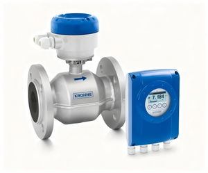 เซ็นเซอร์วัดการไหลของน้ำเสียและน้ำประปา Krohne รุ่น OPTIFLUX 4100 ของแท้ 100% พร้อมสัญญาณเอาต์พุต 4-20ma HART - Product Image 1