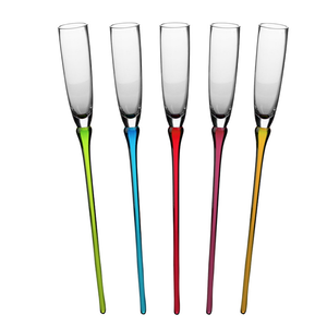 Couleur champagne flûtes en verre - Product Image 3