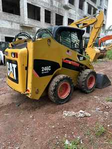 รถตักล้อยางมือสอง Caterpillar CAT 246C MINI Skid Steer Loader ใช้งานน้อย พร้อมใบรับรอง CE เครื่องยนต์ดีเซล Doosan - Product Image 6