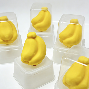 Glace en bâtonnet saveur banane en forme de fruit 3D, directement de l'usine, pop-corn glacé viral et tendance sur internet, collation exotique Halal 75g - Product Image 6