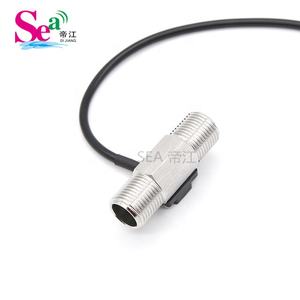 G1/2インチ長ネジステンレス鋼液体流量センサー、パルス出力付き、1-25L/分、給湯器および自動販売機用 - Product Image 1