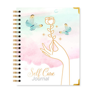 Carnet à spirales relié rigide avec impression de logo personnalisé, planificateur d'affirmations, de gratitude <span class=keywords><strong>et</strong></span> de manifestation, journal de prière <span class=keywords><strong>et</strong></span> de bien-être personnel - Product Image 2