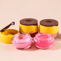 Pelembab Bibir Vegan Vitamin C Label Pribadi, Chapstick, Masker Bibir untuk Menutrisi dan Melembapkan