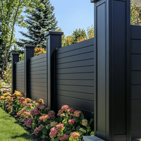 Panneau de clôture en aluminium thermolaqué conçu pour les patios extérieurs et les applications résidentielles modernes.
