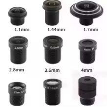 Different Kind of Lens Like Board, Button, Fisheye, Autofocus Lens,Distortionless Lens, FOV From 15° to 220° Etc