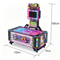 Machine de jeu de hockey sur air commerciale pour enfants, à monnayeur, 2 joueurs, table d'arcade intérieure, équipement de divertissement pour enfants, certifié CE, direct usine