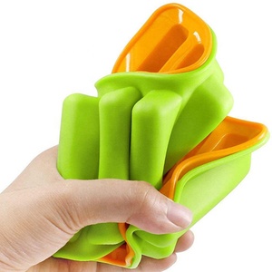 Silicone Ice Cube khay bơ khuôn dễ dàng phát hành hình chữ nhật hẹp thanh dài dải Ice Cube Gậy khuôn khay với nắp - Product Image 4