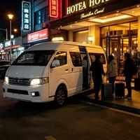 Aucwell Nouveau Minibus Électrique Automatique 20 Places Véhicule de Transport de Passagers Fourgon Commercial