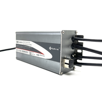 Poteau d'éclairage intelligent et projet solaire Applicable 1 FE Fibre 4 FE Cuivre PoE 40W IP67 Commutateur Ethernet industriel non géré à 5 ports
