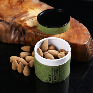 Sandalwood Backflow <b>Incense</b> <b>Cones</b> 2.5cmx1.3cm Natural Aromatherapy Indoor Use - Product Image 4