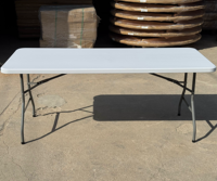 Table pliante rectangulaire en plastique bon marché en gros pour les tables et les chaises de banquet de mariage pour les événements