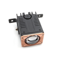 Projecteur Bi-LED pour voiture, lentille 6500K, mini projecteur LED pour calandre avec lentille unique, lampe auxiliaire à double faisceau 60W 75W