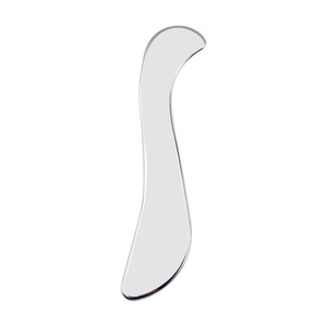 Aço inoxidável Gua Sha Board Massagem Lâmina Iastm New Shape Fabricante para Acupuntura Facial Terapia de Tecido Macio Pescoço Grosso - Product Image 1