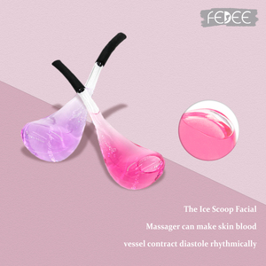 Outil de beauté congelé Rouleau facial et ensemble Gua Sha Réduire les poches Cryo stick facial Cuillère Globes de glace <span class=keywords><strong>Medispa</strong></span> - Product Image 4