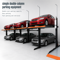 Système de stationnement vertical à double colonne pour SUV, empileur de voitures pour bâtiments commerciaux