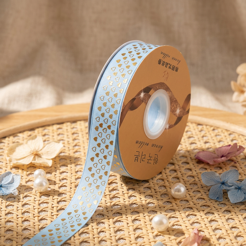 Hot Selling Customized Eco-Friendly Durable Luxury Polyester Satin Ribbon for Birthday & Valentine's Day Gift Packaging
