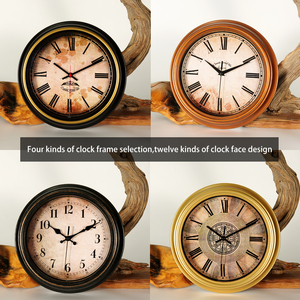 <span class=keywords><strong>Orologio</strong></span> da parete esterno al quarzo su misura per la decorazione per la casa di lusso e stile artistico classico per la camera da letto di nozze Mute ticchettio movimento - Product Image 2