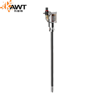 Pompe à graisse pneumatique CAVITT 200L, pompe à fût à air comprimé, pompe de lubrification robuste de type 15 pour la distribution de graisse industrielle