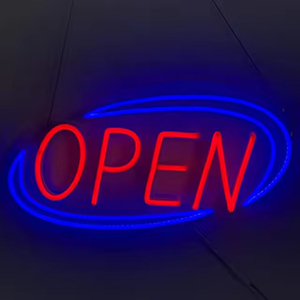 Custom Open Neon Signs Acrylic Flex <b>LED</b> Neon Light with Logo DC/AC Powered 22 Colors for Outdoor Car & Hospital Decoration - Product Image 1