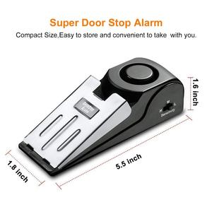 Alarma Antirrobo para Puerta, Tope de Puerta con Alarma de Seguridad de 120 dB, Tope de Puerta en Forma de Cuña para Viajes, Apartamentos, Casas - Product Image 3