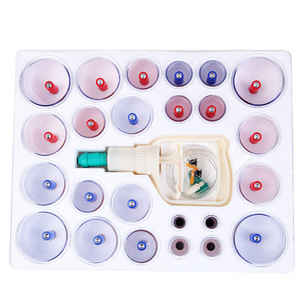 Kangzhu Vacuum <b>Cupping</b> <b>Set</b> 24 Cups Thickened Glass Household Traditional Chinese Medicine Pain Relief - Product Image 2
