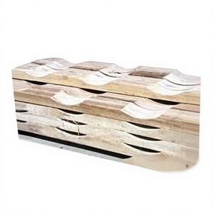 UNIGO Solid Wood Scalloped Pipe Retainers & Saddle Dunnage <b>Stackable</b> Durable Painted Surface for Storage - Product Image 6