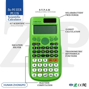 Calculadora Científica Fx-991ES PLUS Verde con PCB SKD, 417 Funciones, Matriz Natural, Cálculo Vectorial, Solucionador de <span class=keywords><strong>Ecuaciones</strong></span>, Doble Alimentación - Product Image 2