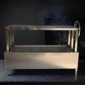 Parrilla de Barbacoa Comercial Manual de Acero Inoxidable de Doble Capa con Altura Ajustable para <span class=keywords><strong>Restaurante</strong></span> - Product Image 6