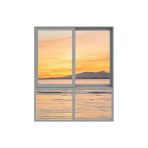 Hot Sale Soundproof Hot Break Double Glazing For Horizontal Sliding Windows Of Houses