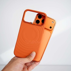Funda de silicona líquida con diamantes S085 al por mayor para iPhone 17 Pro Max, funda magnética de silicona corrugada para teléfono - Product Image 4