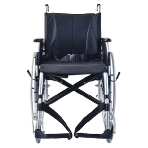 รถเข็นวีลแชร์พรีเมียม รุ่น Takan SYIV100-46A โครงอะลูมิเนียม ที่วางแขนแบบพับได้ ที่พักเท้าพับได้ เบรกแบบล็อคอัตโนมัติ รับน้ำหนักได้ 120 กก. แบบปรับด้วยมือ - Product Image 5