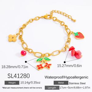 Wholesale Stainless Steel DIY <b>Charm</b> Bracelet for Women Trendy Luxury Pendant for Anniversary - Product Image 6