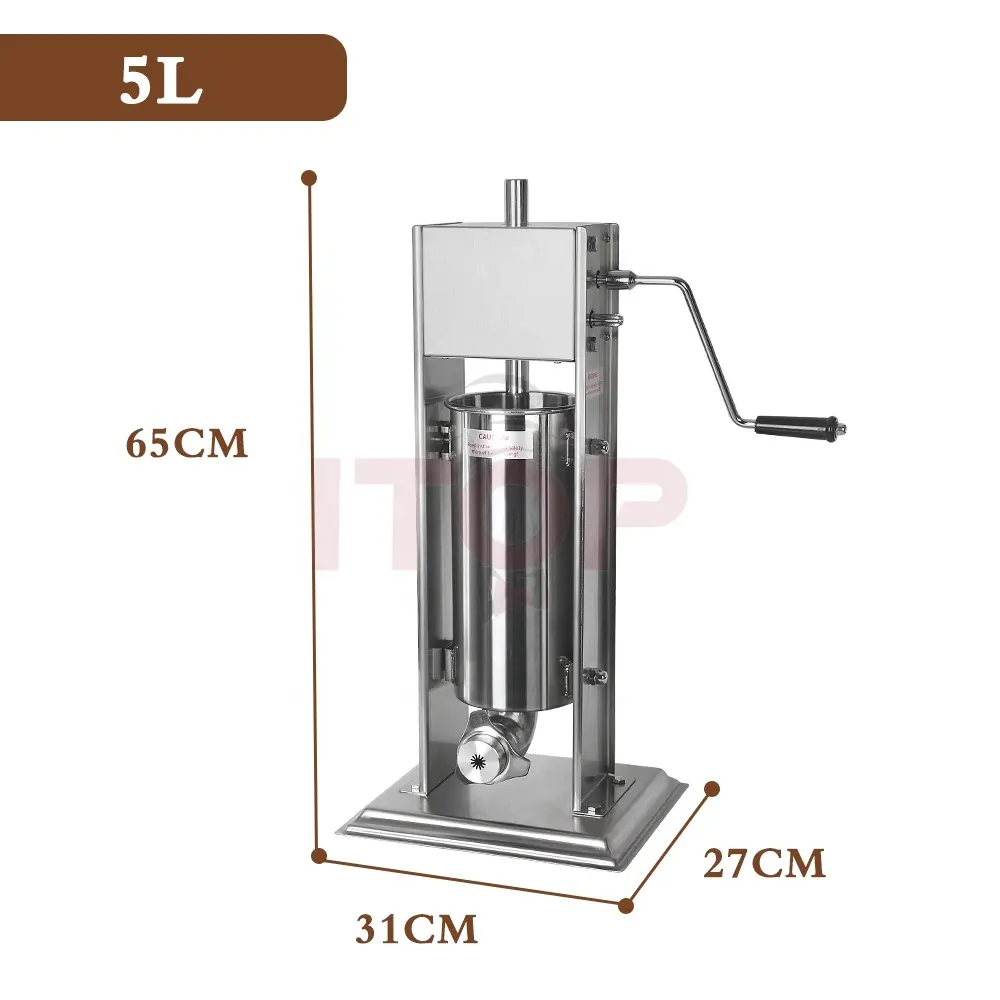 5L Kommerziellen Churro Maschine Manuelle Churros Maker Spanien snacks maschine und wurst füllstoff