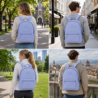 Sac à dos en néoprène léger et élégant pour ordinateur portable, idéal pour les voyages, les femmes, les enfants et l'école