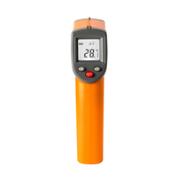 Thermomètre infrarouge numérique portatif haute précision AKOKO, pistolet de mesure de température laser, en plastique écologique, temps de réponse de 0,5 s pour
