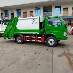 Camion Compacteur de Déchets 6 m³ 4x2 Prix Usine – Camion de Transfert et de Collecte de Déchets Compressés - Product Image 2