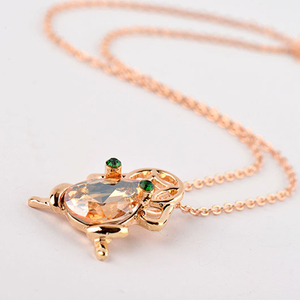 Collana con ciondolo rospo Feng Shui per donna e uomo collana placcata in oro con ciondoli serie <span class=keywords><strong>Folklore</strong></span> cinese - Product Image 4