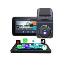 Carlinkit Boîte AI pour voiture avec CarPlay sans fil, Bluetooth, enregistreur de données d'événements de circulation 1080P, 4G 64 Go WiFi, Dashcam, Aibox, CarPlay, DVR Cam