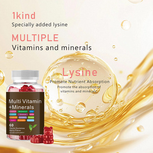 Gummies multivitaminées pour adultes OEM/ODM, minéraux, amélioration de la densité osseuse, soutien immunitaire et énergétique, complément à base de plantes pour hommes et femmes, 2 gummies - Product Image 4
