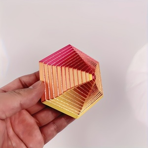 Juguete Antiestrés Hexagonal de Plástico Ecológico Impreso en 3D y Cubo Infinito |   Juguetes Sensoriales para Aliviar el Estrés y la Ansiedad en Niños, Juguetes para el Escritorio - Product Image 2