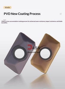 Tête de fraise en acier APMT1604, inserts Duron 1135 R0.8 PVD CVD, outil de tournage en acier inoxydable APMT1604PDER-H2, outil de coupe pour tour - Product Image 4