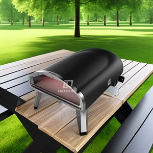Forno <span class=keywords><strong>per</strong></span> Pizza da esterno da 12 pollici Mobile in ferro metallo Gas e carbone combustibile LP legna a Gas cotto pieghevole in polvere <span class=keywords><strong>per</strong></span> la torrefazione della bistecca - Product Image 4