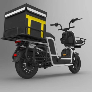 Dos baterías de litio 48V 20Ah alimentado entrega eléctrico de la motocicleta para comida rápida y pizza - Product Image 1