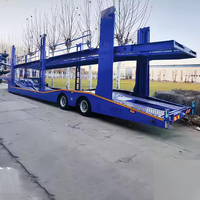 Semi-remorques porte-voitures à double étage, 2 essieux, 6 ou 8 voitures, fabriquées en Chine, en vente